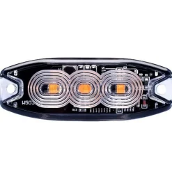 Led Flitser 3Leds Ece R65, Ece R10, Ip67 12/24V