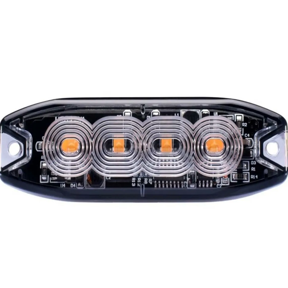 Led Flitser 4Leds Ece R65, Ece R10, Ip67 12/24V