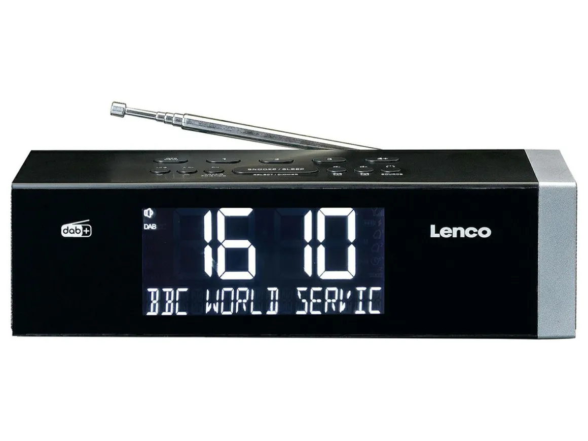 Lenco CR-640BK Stereo FM Radiowecker