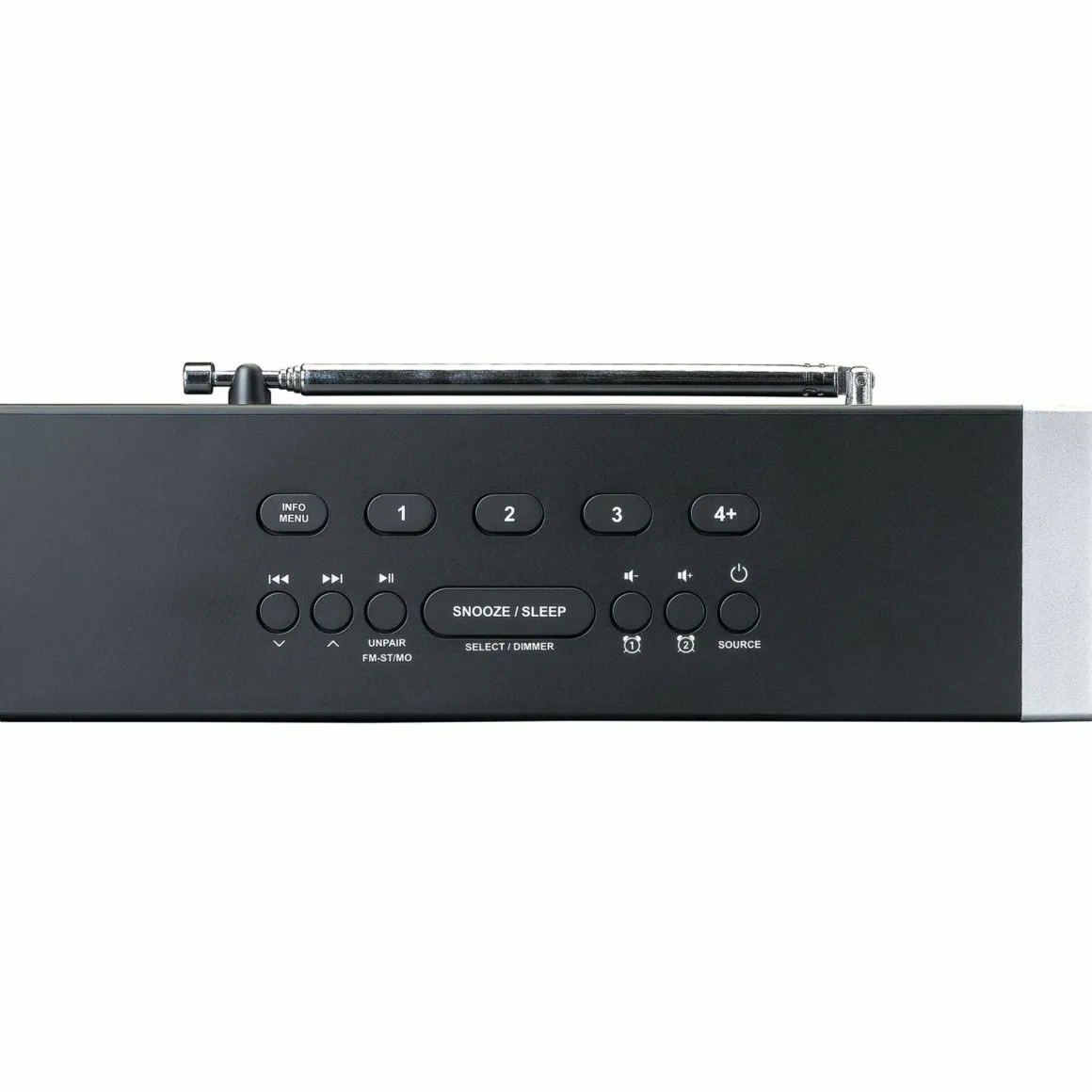 Lenco CR-640BK Stereo FM Radiowecker
