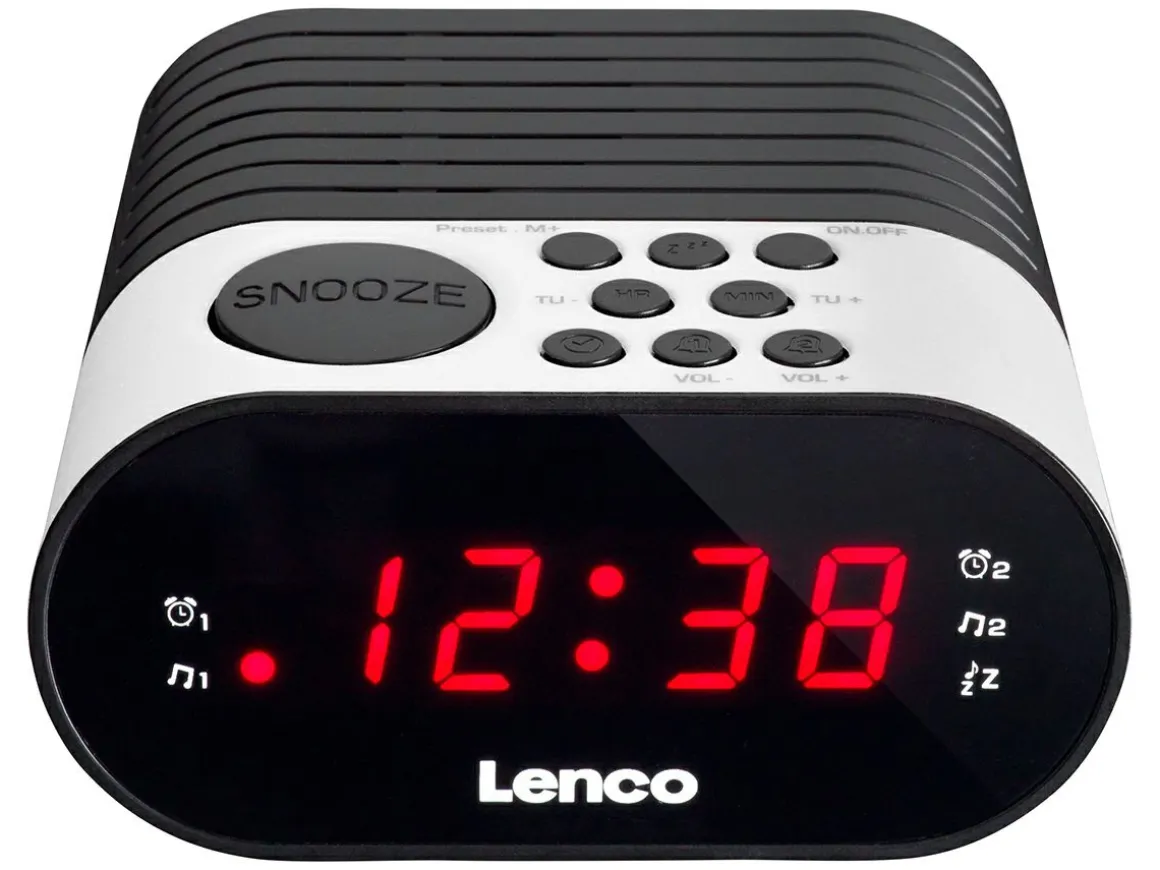 Lenco CR-07 FM-Radiowecker - Black