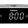 Lenco CR-550 Stereo FM Weckerradio - Silver