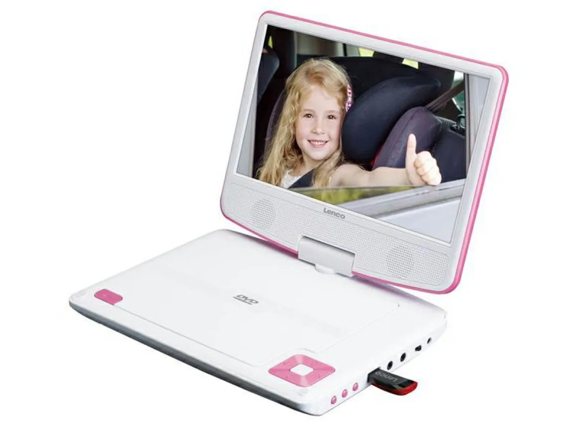 Lenco DVP-920PK 9 Zoll tragbarer DVD-spieler