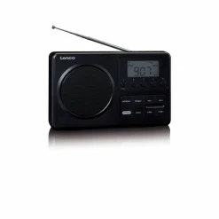 Lenco MPR-035 Kompaktes tragbares FM Radio mit LCD-Display