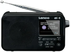 Lenco PDR-036BK DAB+/FM-Radio mit Bluetooth