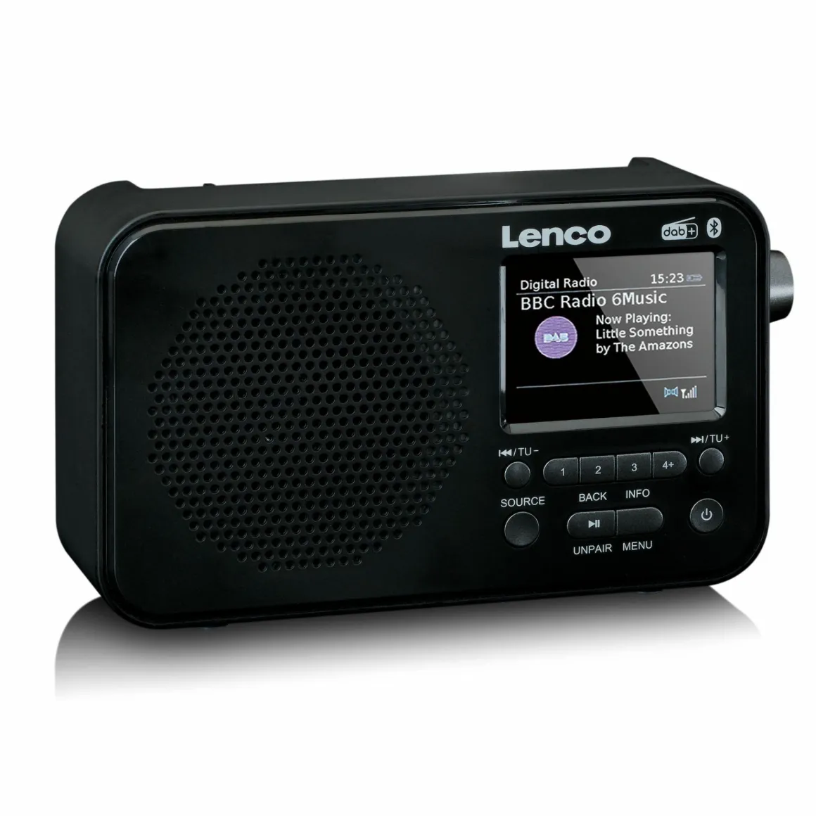 Lenco PDR-036BK DAB+/FM-Radio mit Bluetooth