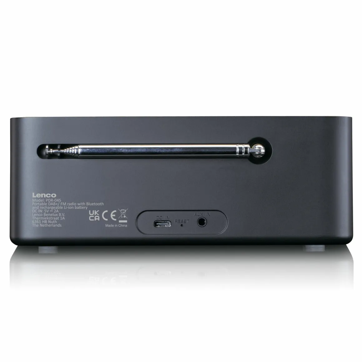Lenco PDR-045BK DAB+ Radio mit Bluetooth