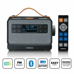 Lenco PDR-065BK UKW-/DAB+-Radio