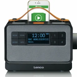Lenco PDR-065BK UKW-/DAB+-Radio
