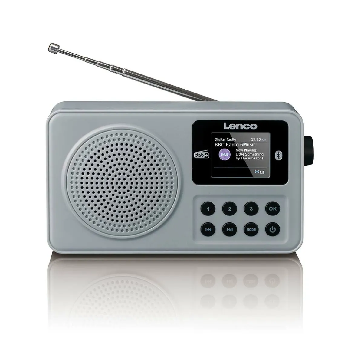 Lenco PDR-034GY DAB+ Radio - Grau