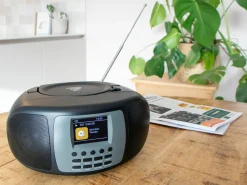 Lenco SCD-860BK Tragbares DAB+/FM Radio