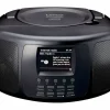 Lenco SCD-6000BK Tragbares Internetradio mit Bluetooth