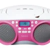 Lenco SCD-301 Radio - Pink