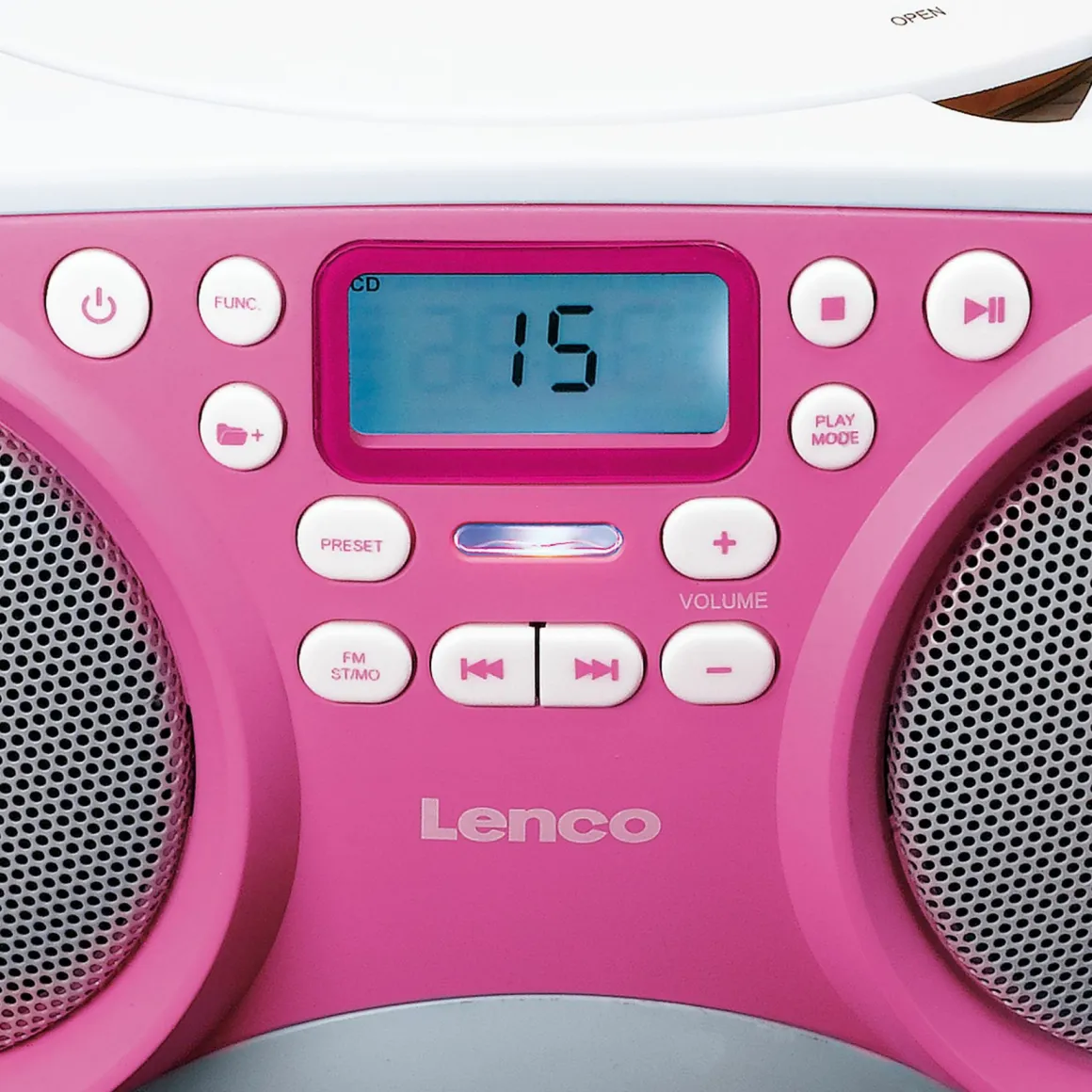Lenco SCD-301 Radio - Pink