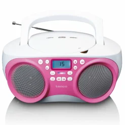 Lenco SCD-301 Radio - Pink