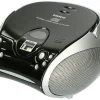 Lenco SCD-24 Tragbares FM-Radio - Black