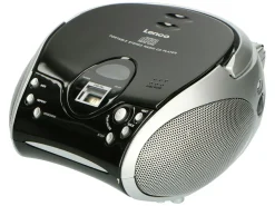 Lenco SCD-24 Tragbares FM-Radio - Black