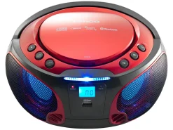 Lenco SCD-550 Tragbares FM-Radio - Red
