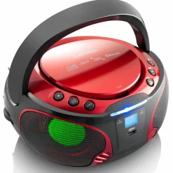 Lenco SCD-550 Tragbares FM-Radio - Red