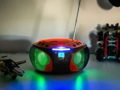Lenco SCD-550 Tragbares FM-Radio - Red