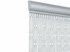 Liso Hülsen transparenter Fliegengittervorhang – 92 x 209 cm