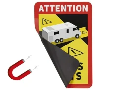 Magnetischer Aufkleber "Attention" Camper