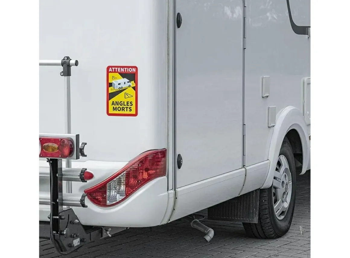 Magnetischer Aufkleber "Attention" Camper