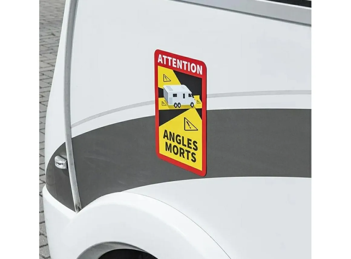 Magnetischer Aufkleber "Attention" Camper