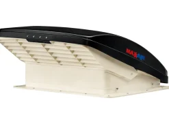 Maxxfan Deluxe 40 x 40 Dachluke mit Ventilator - smoke