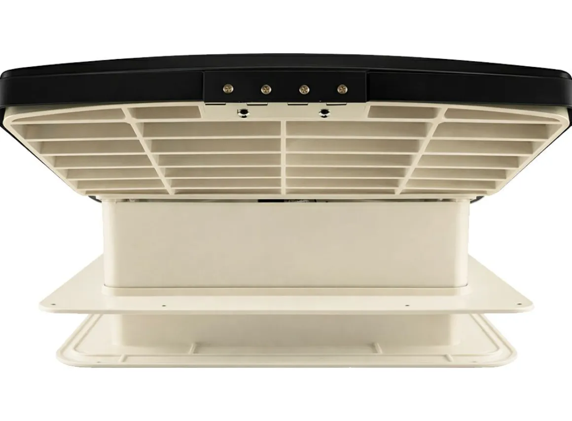 Maxxfan Deluxe 40 x 40 Dachluke mit Ventilator - smoke