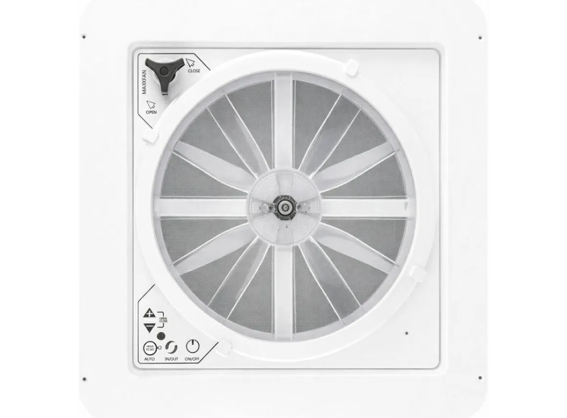 Maxxfan Deluxe 40 x 40 Dachluke mit Ventilator - white