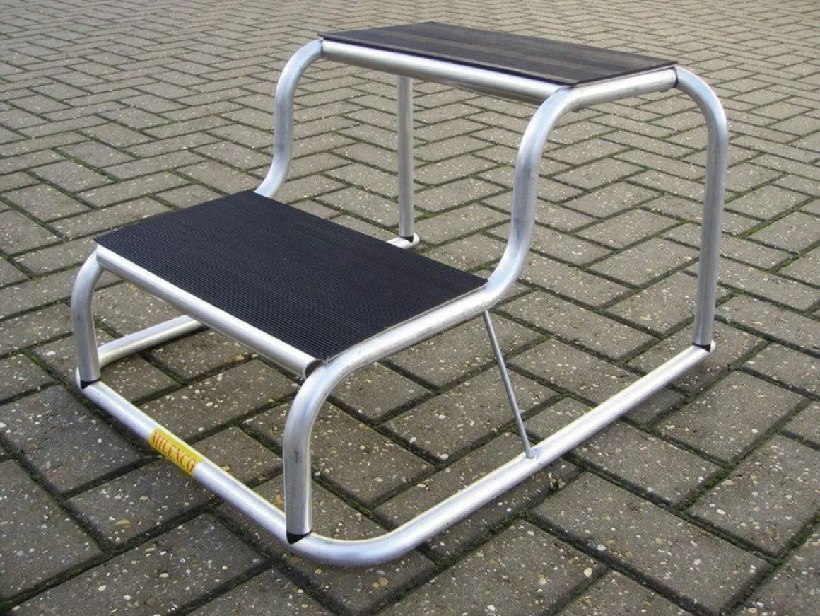 Milenco Aluminium Rubber Double Step