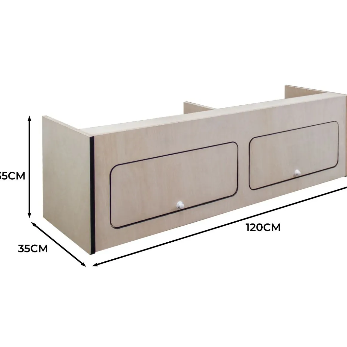 Monster Shop DIY 120x35B Camper Van Top Schränke