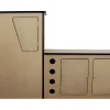 Monstershop MDF Links Camper Küchenschrank