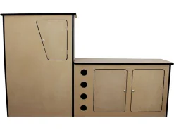 Monstershop MDF Links Camper Küchenschrank