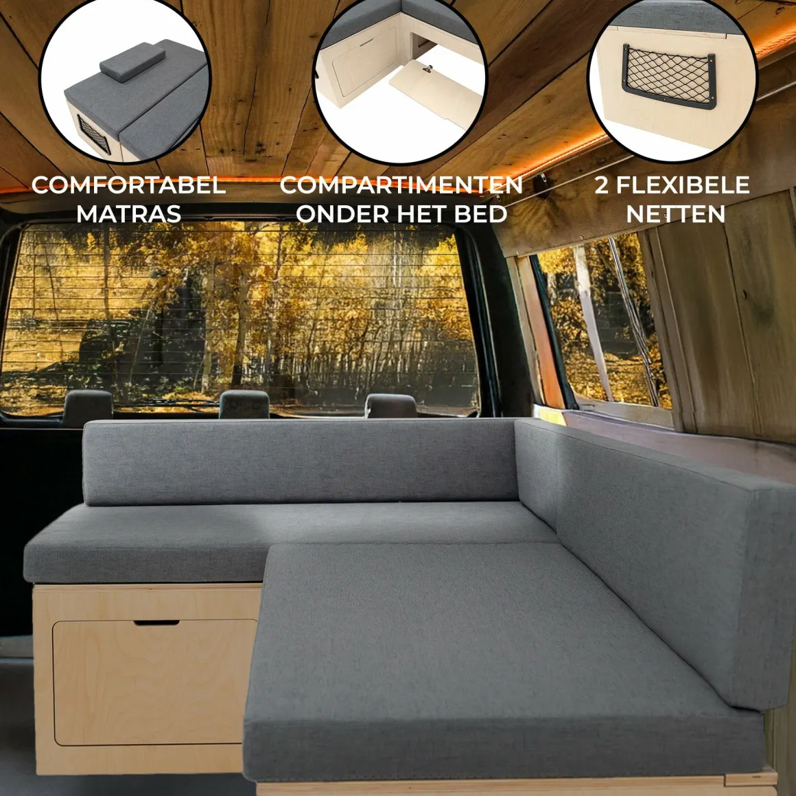 Monstershop Schlafsofa - 180 x 120 cm