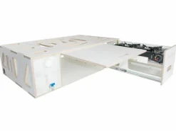 Moonbox 119 cm White Van Campingbox mit Tisch