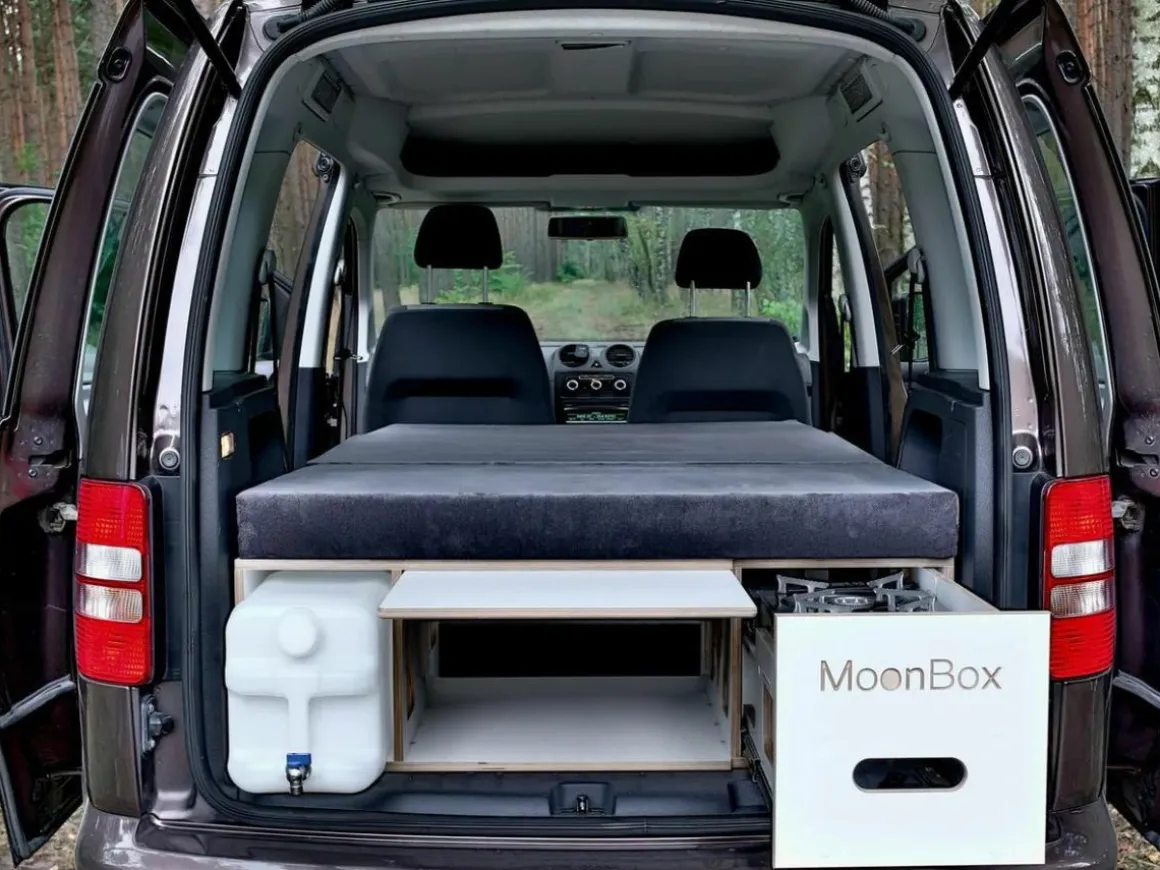 Moonbox 111 cm White Van Campingbox