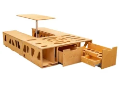 Moonbox Van/Bus 115cm Modify Natur Campingbox mit Tisch