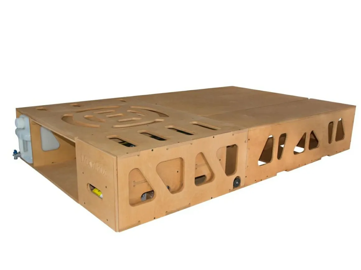 Moonbox Van/Bus 115cm Natur Campingbox mit Tisch