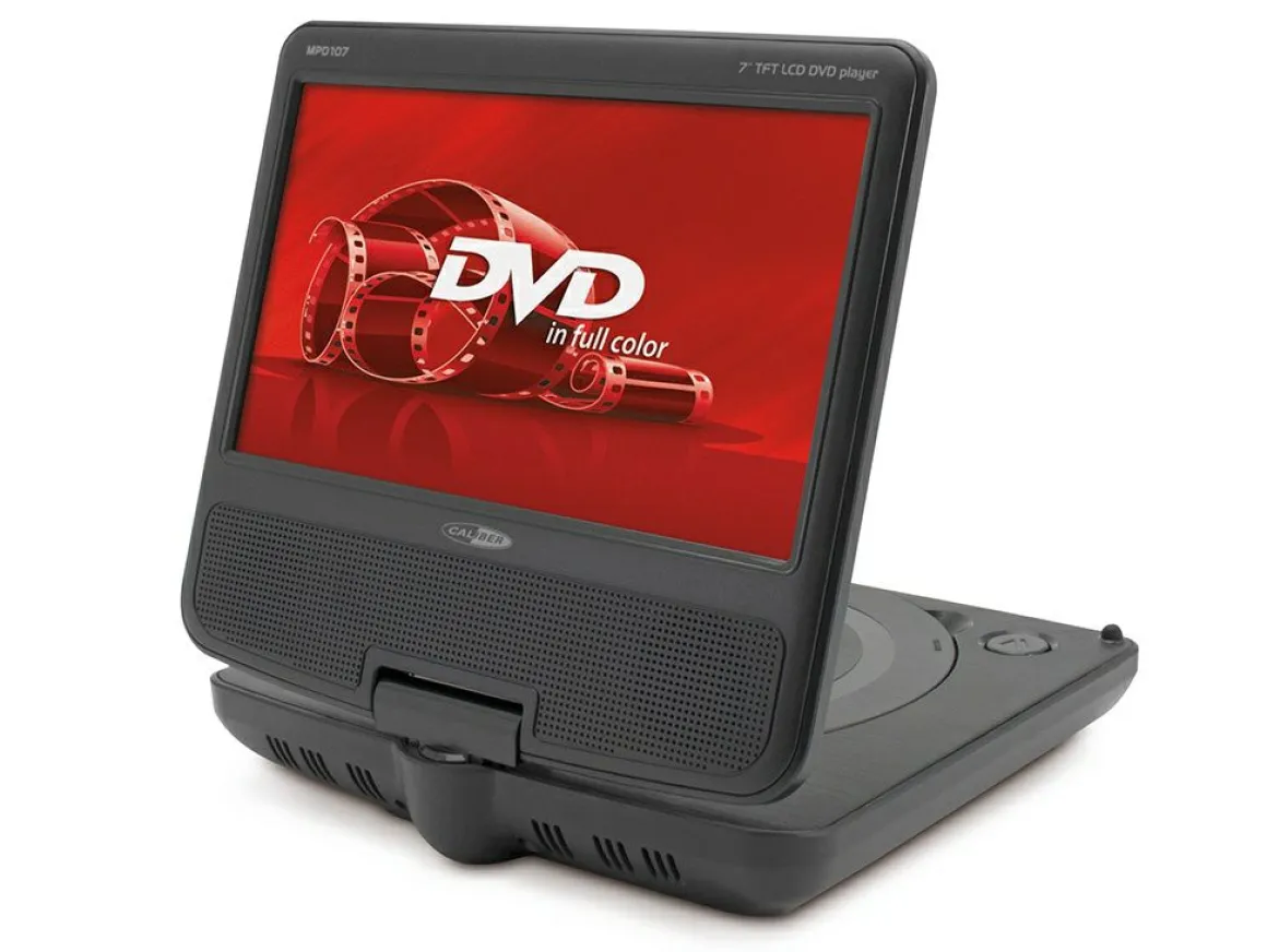 MPD107 Tragbarer DVD-Player - 7 Zoll Schwarz