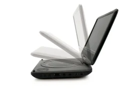 MPD107 Tragbarer DVD-Player - 7 Zoll Schwarz