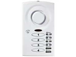 Nedis ALRMD30WT Tür- und Fensteralarm mit Sirene - Weiss