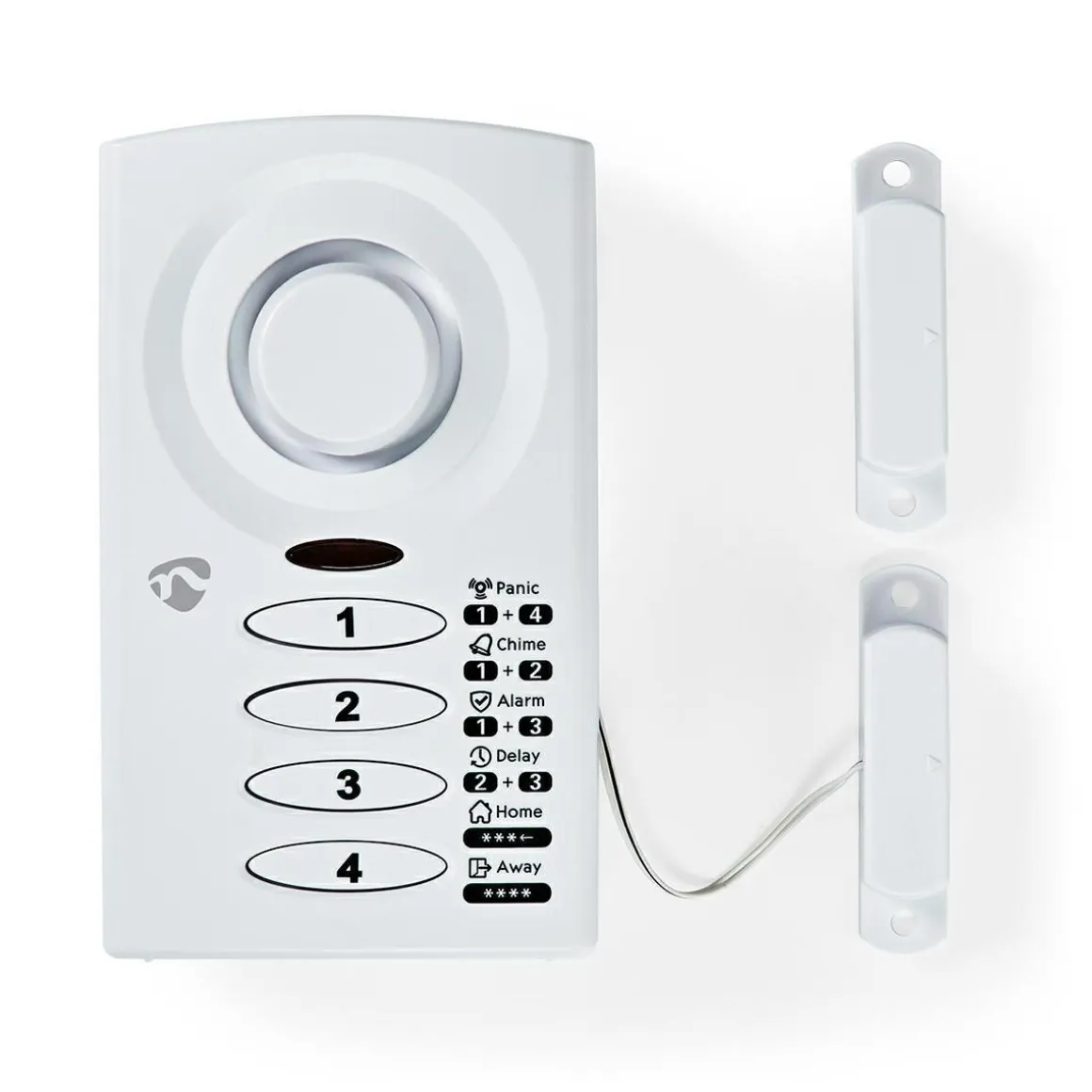 Nedis ALRMD30WT Tür- und Fensteralarm mit Sirene - Weiss