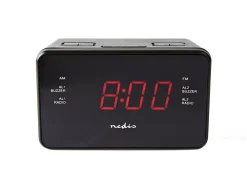 Nedis CLAR002BK Digital-Wecker-Radio - Schwarz