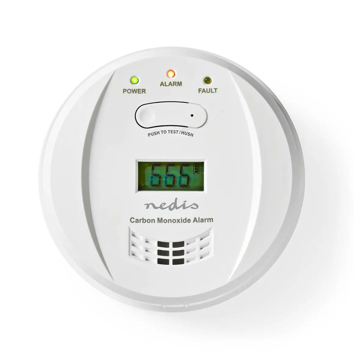 Nedis DTCTCO40WT Kohlenmonoxid-Alarm - Weiss