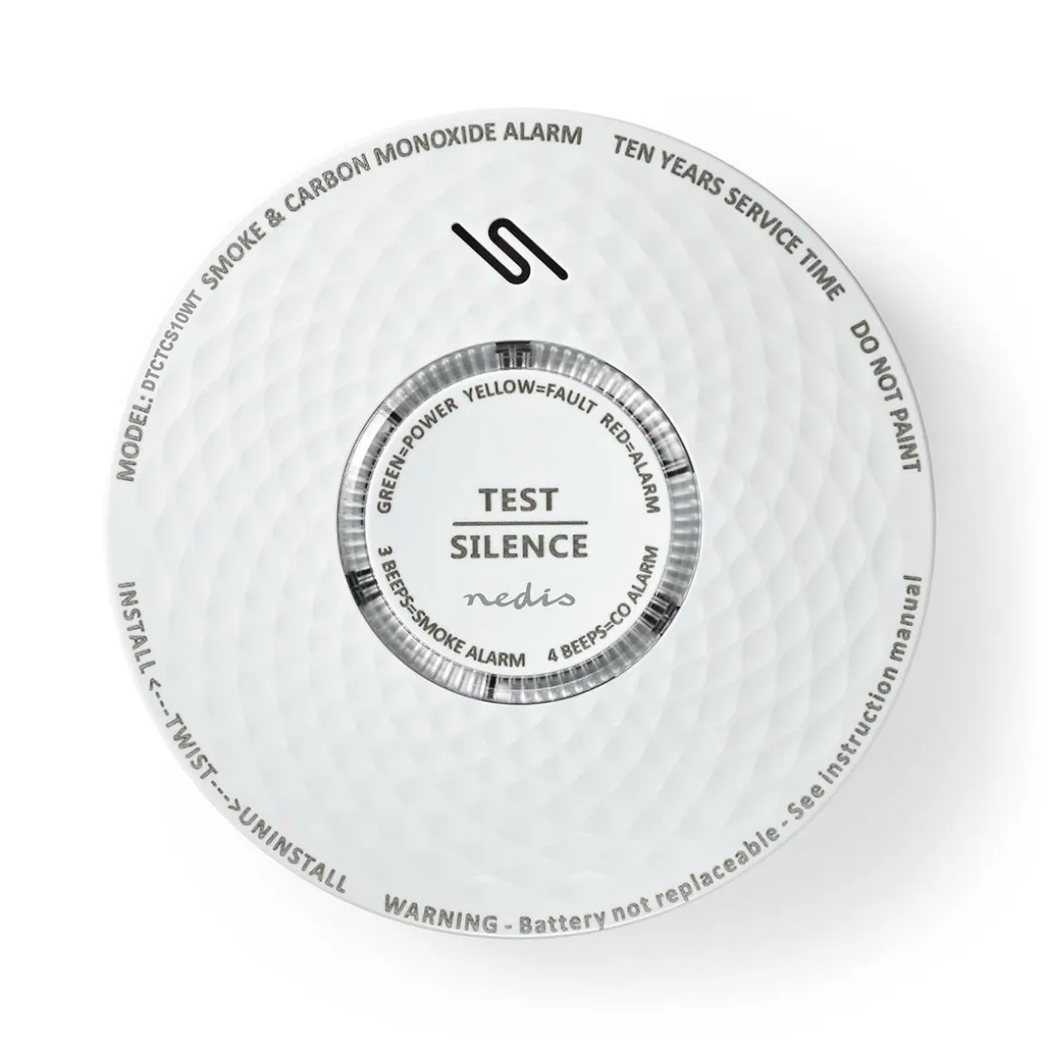 Nedis DTCTCS10WT Smoke & Kohlenmonoxid-Alarm