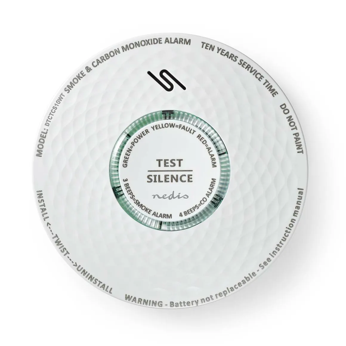 Nedis DTCTCS10WT Smoke & Kohlenmonoxid-Alarm