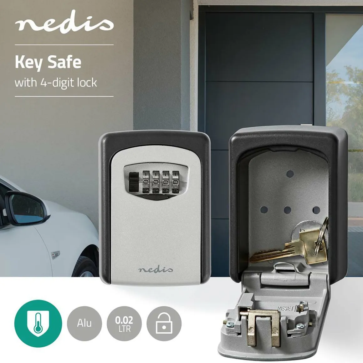 Nedis KEYCC01GY Tresor