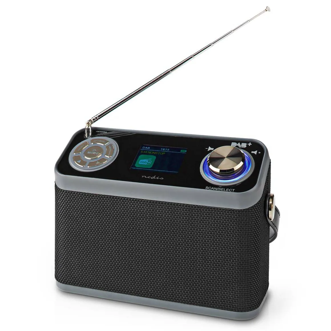 Nedis RDDB5200BK DAB+ Radio